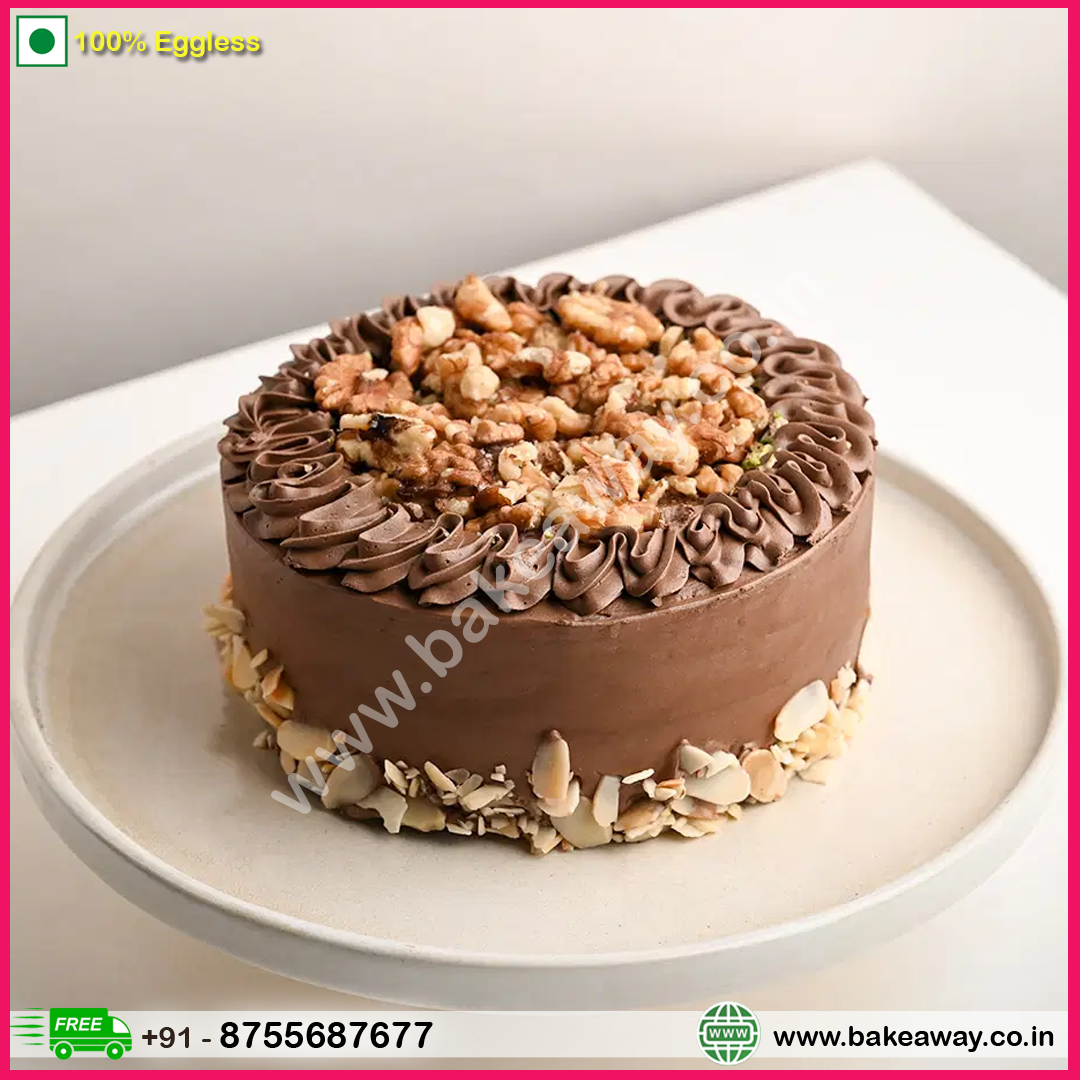 Dry Fruits Chocolate Cake