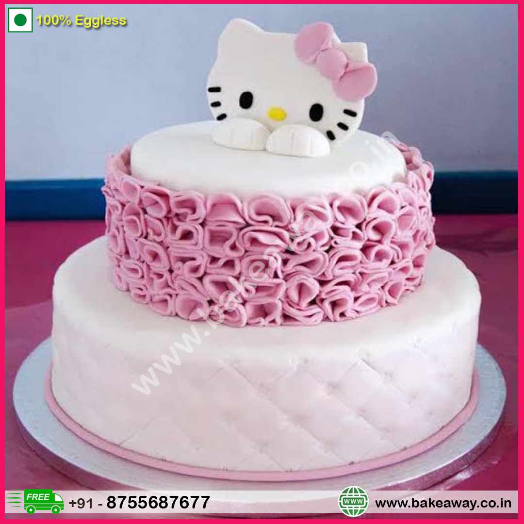 Witty Kitty 2 Tier Cake