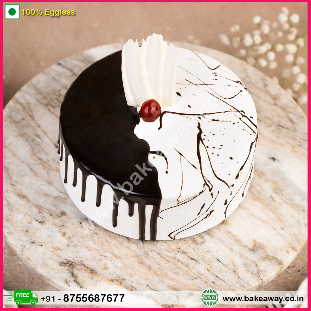 Creamy Drip Black Forest Cake