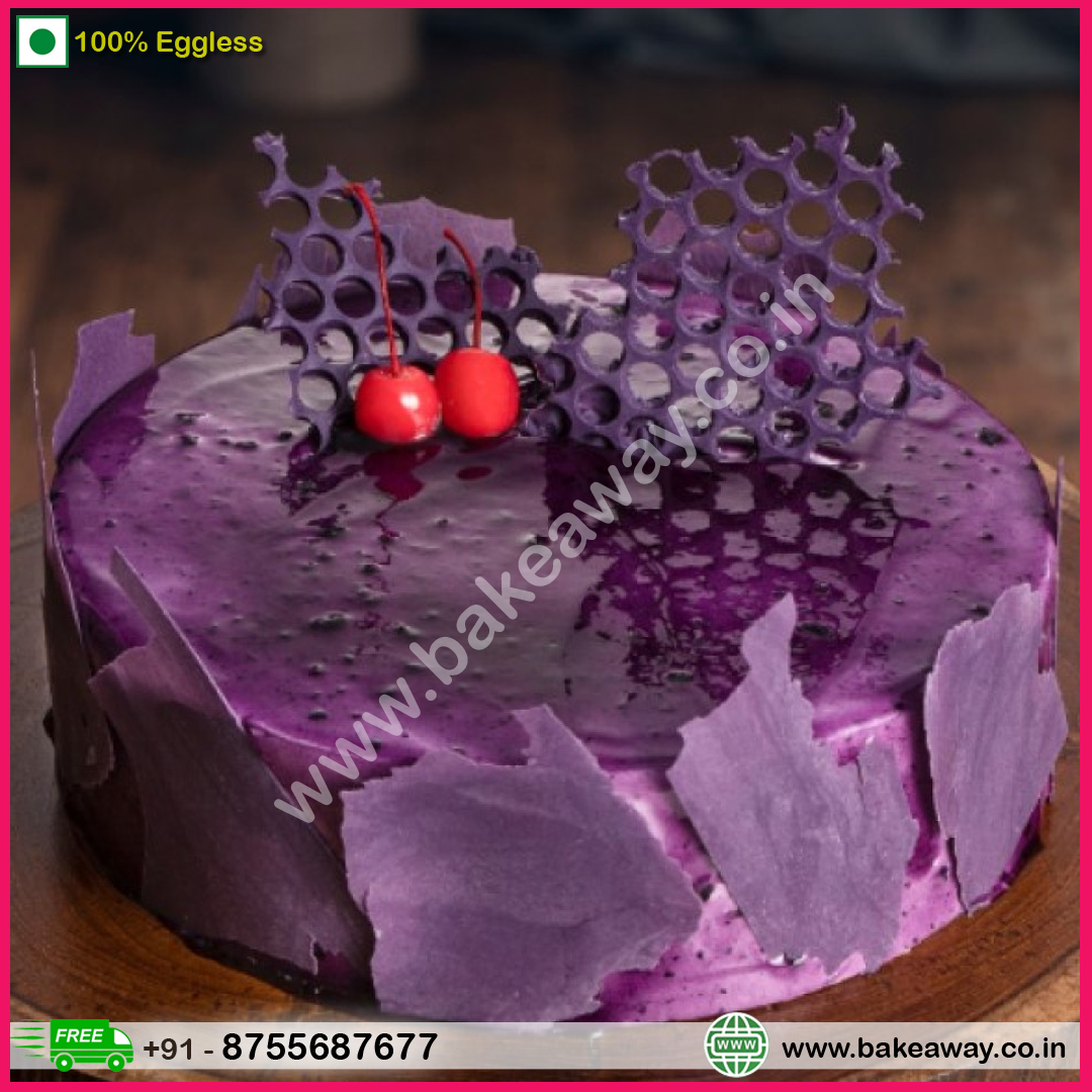 Blueberry Drippy Berries Cake