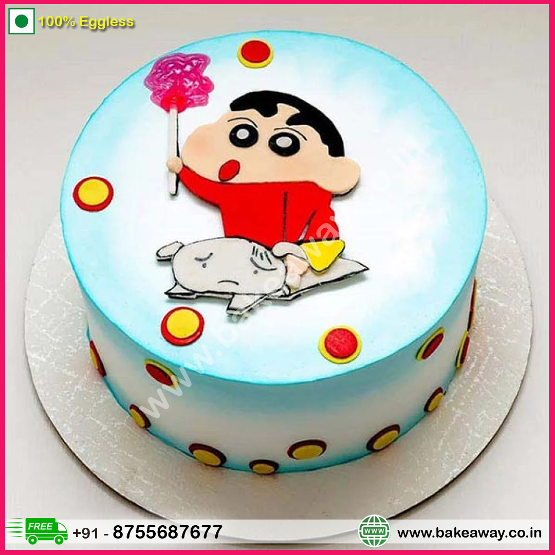 Shinchan n shiro Cake