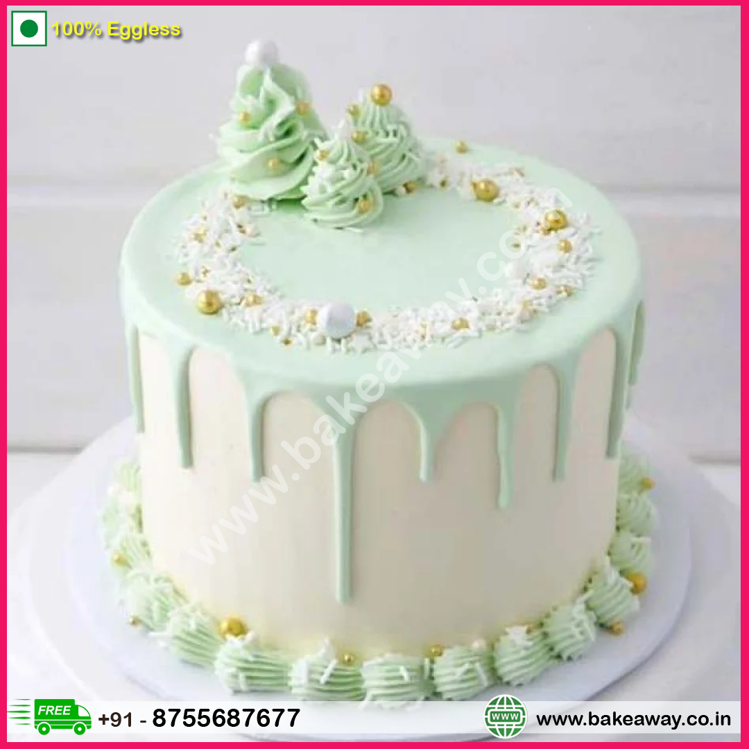 Winter Celebration Vanilla Cake