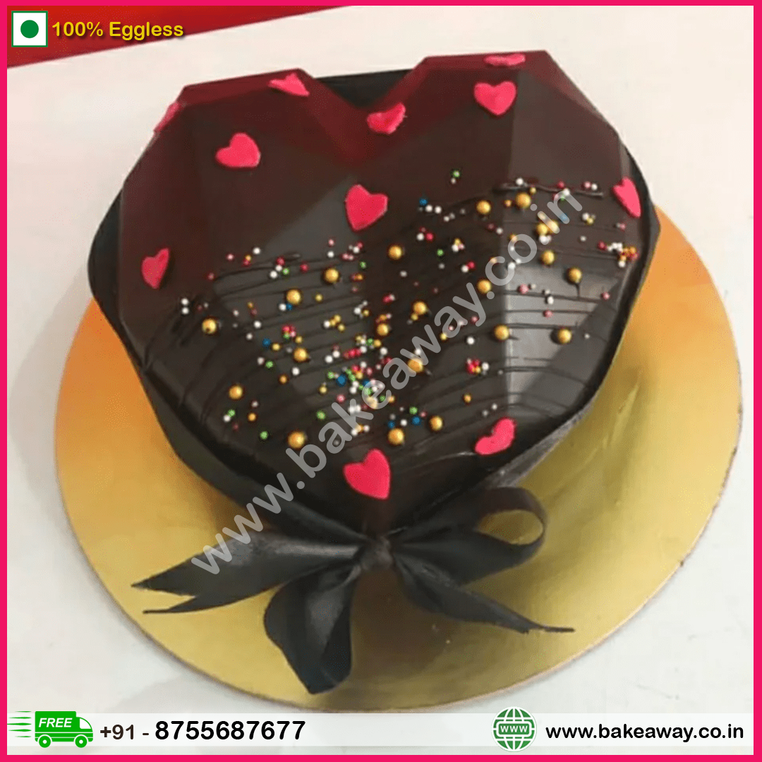 Chocolate Heart Pinata Cake