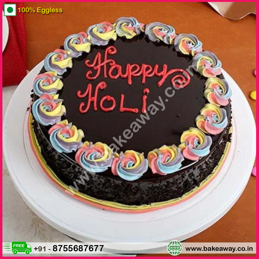 Holi Special Cake