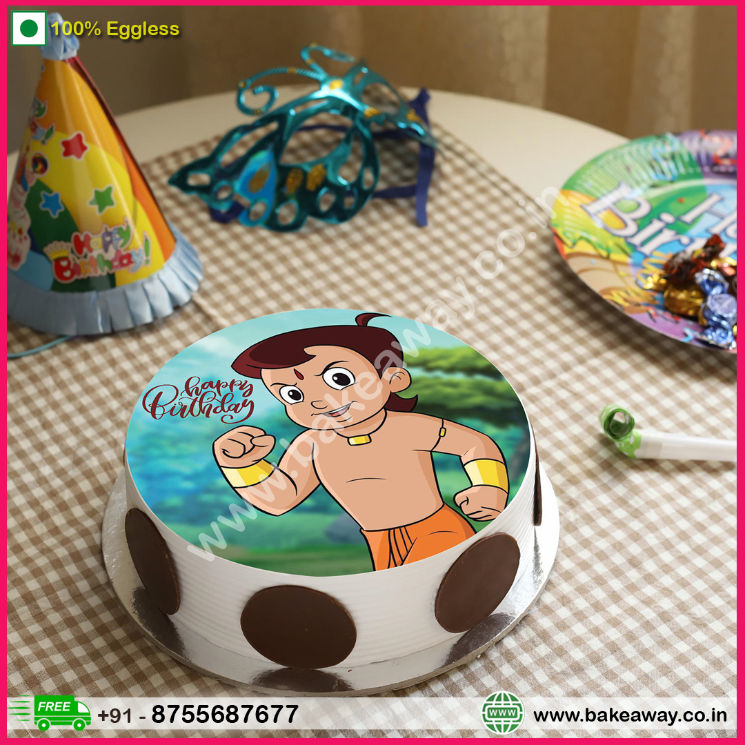 Chota Bheem Photo Cake