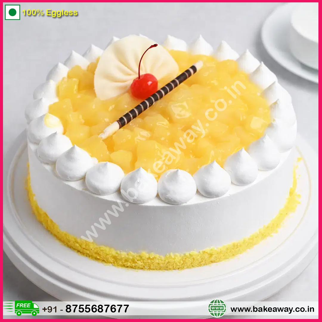 Pineapple Whiped Cream Cake