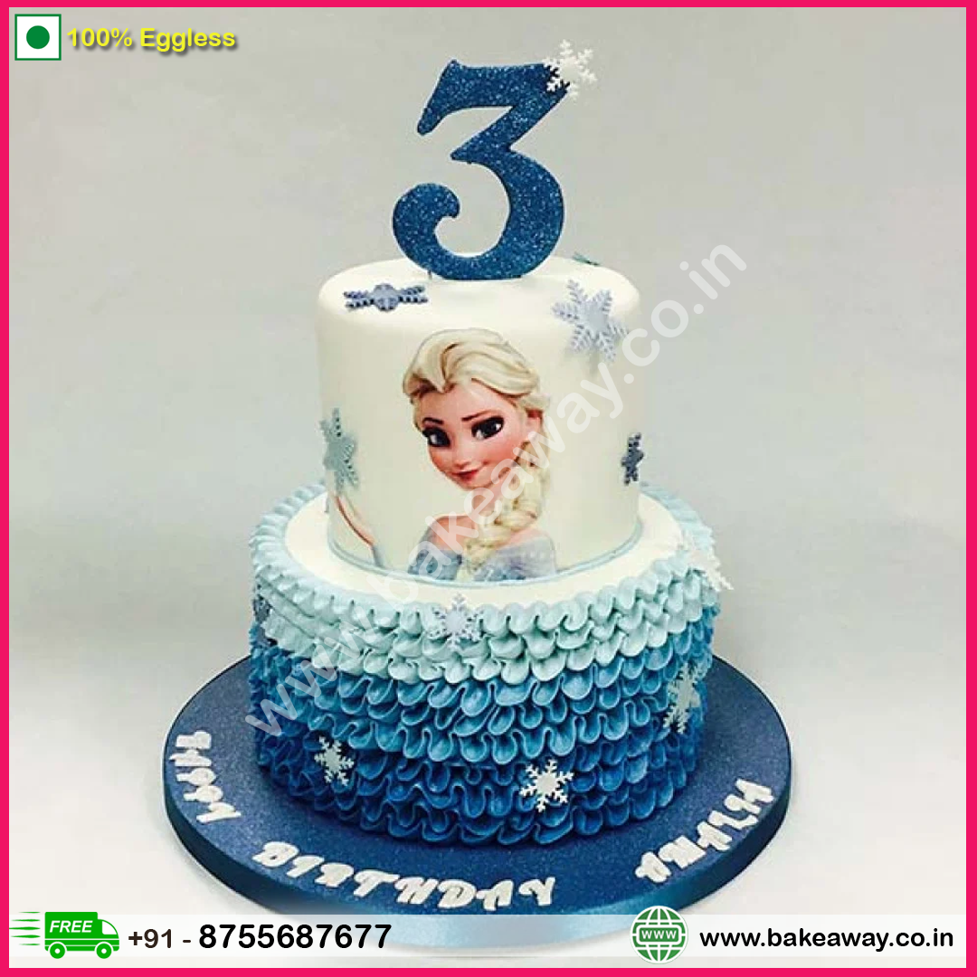 Frozen Layer 2 Tier Cake