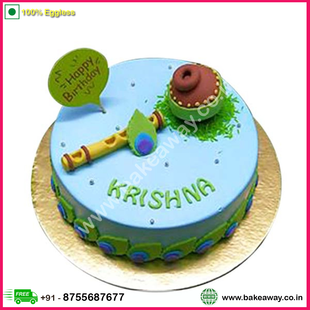 Krishna Birthday Cake