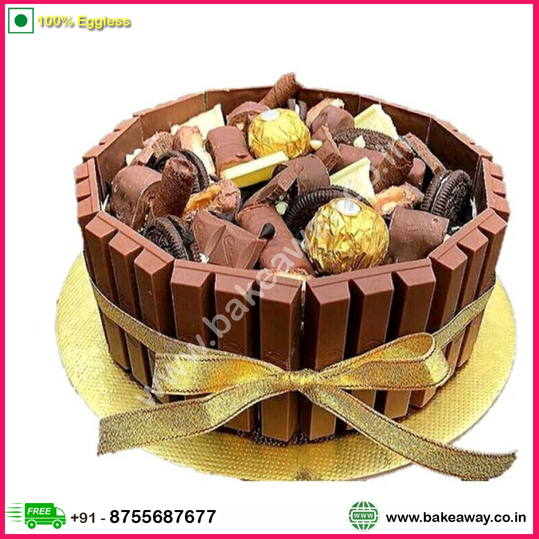 Chocolates Straw Love Cake