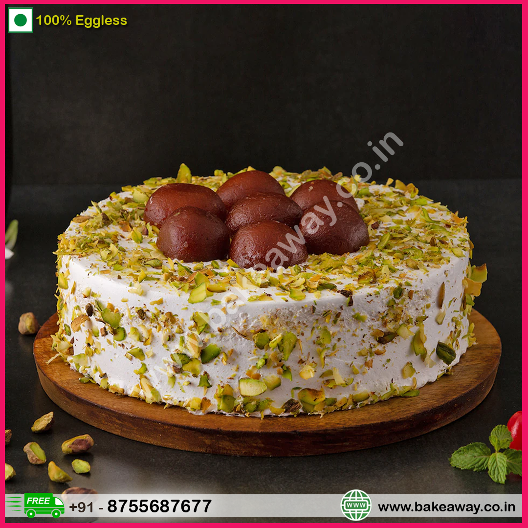 Yummy Gulab Jamun Vanillaa Cake