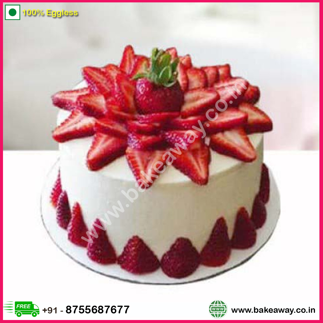 Strawberry Shower Cake