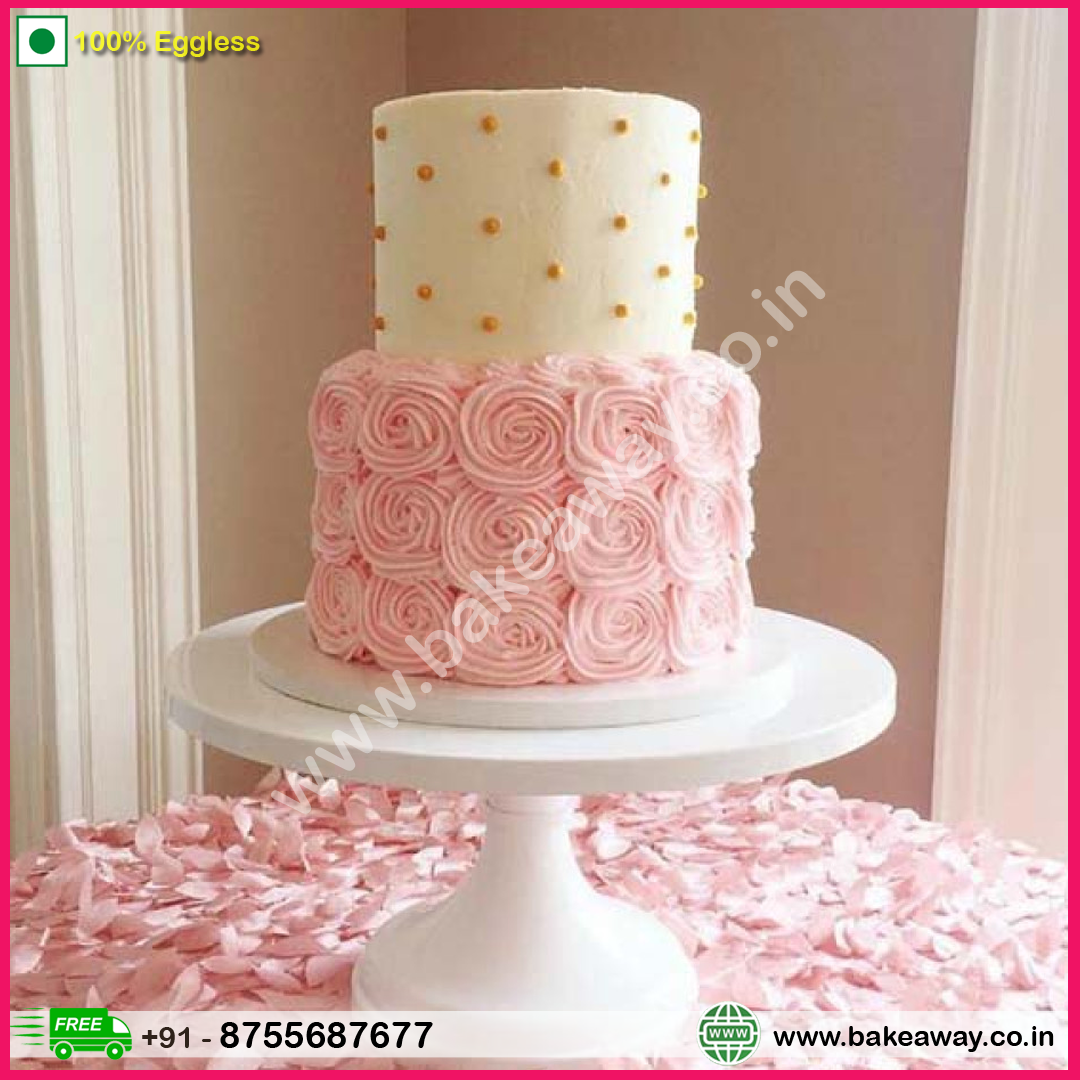 The Swirly Rosette Cake