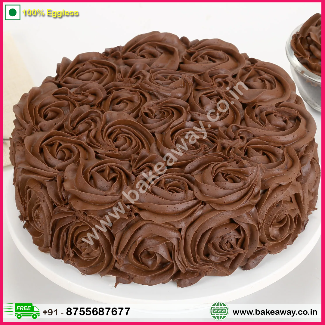 Chocolate-Flower-Cake