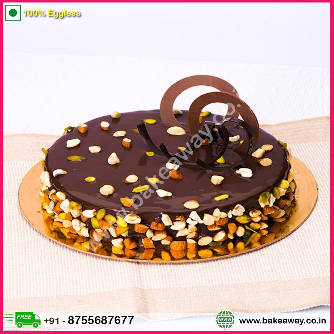 Dry Fruit Chcolate  Cake