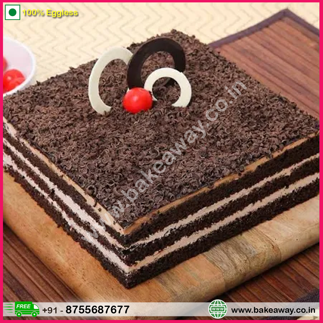 Black Forest Square Cake