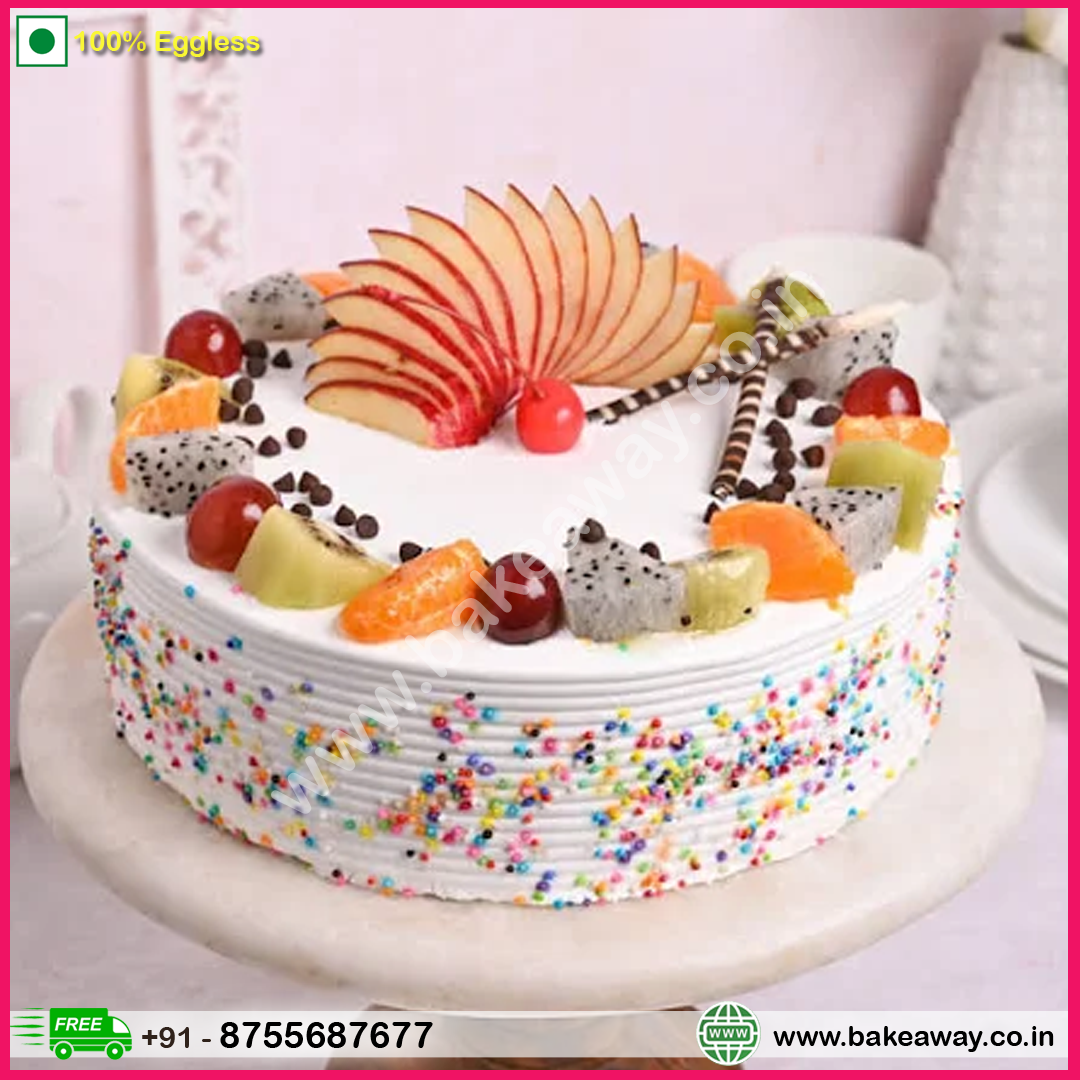 Vanilla Fruits Cake