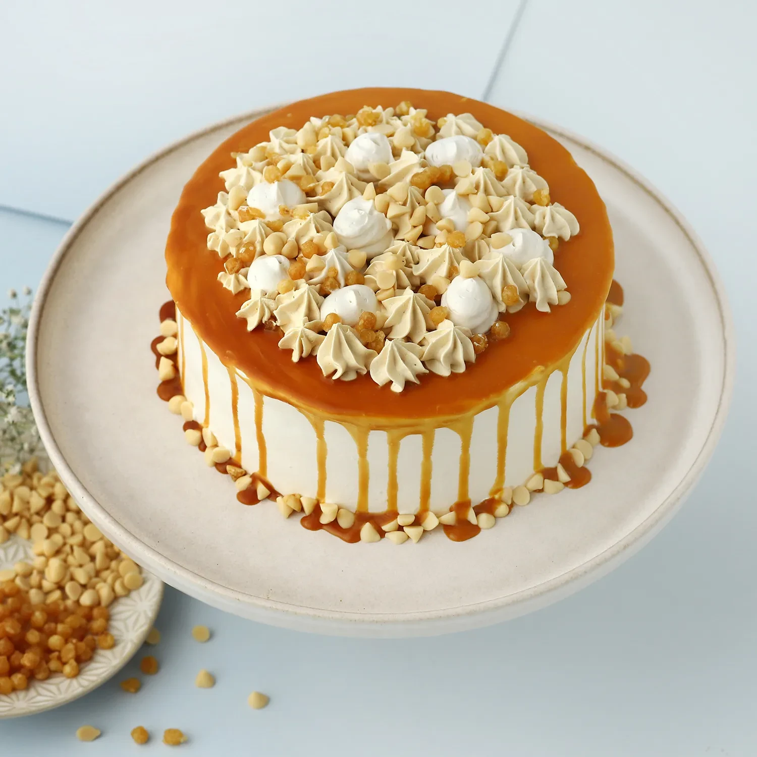 Cream-Drop-Caramel-Cake