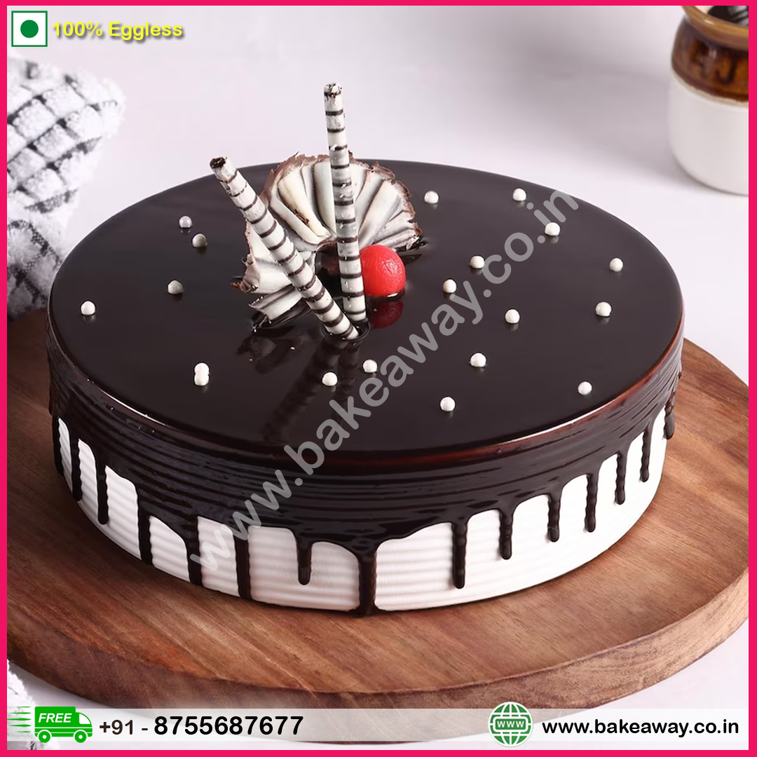 Double Delight Choco Vanilla Cake