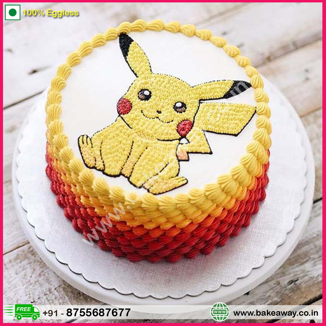 Pikachu Love Cake