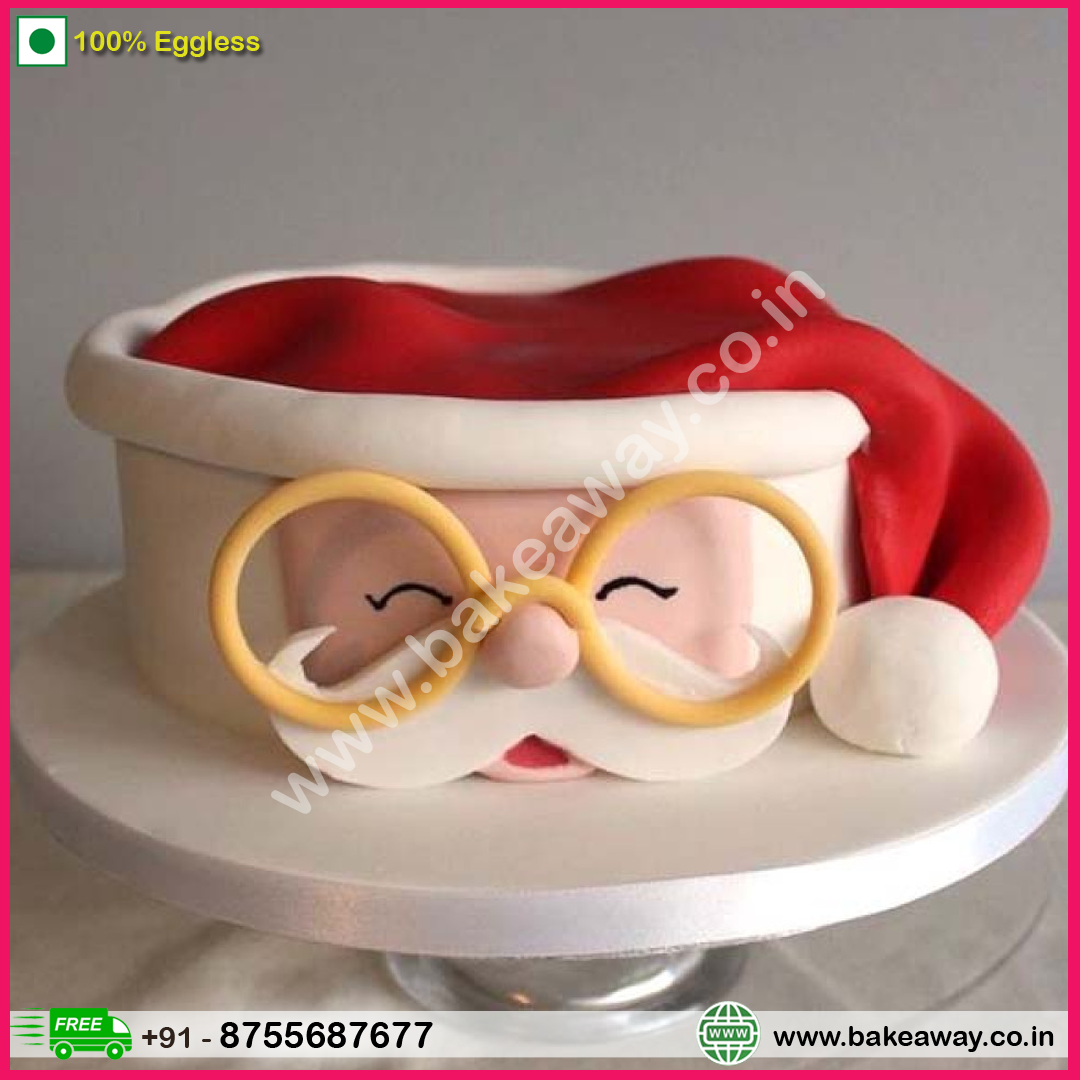 Sleepy Santa Cake