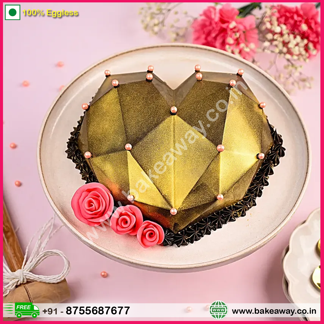 Pinata Heart Gems Cake