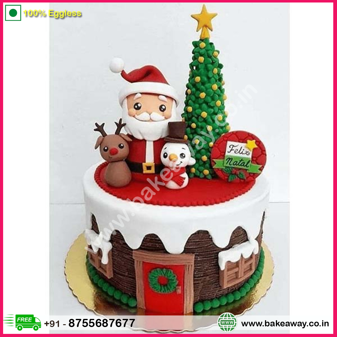 Lets Rejoice Xmas Cake