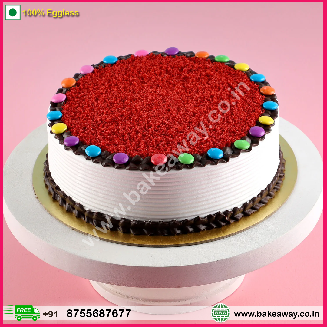 Red Velvet Gems Cake